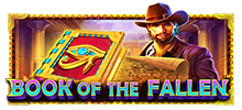 Your favorite intrepid explorer, John Hunter, is back with the Book of the Fallen™ and needs your help to discover an ancient treasure in this 3×5 slot machine. Set in a tomb forgotten in time, the symbols of greatest value are those of Ancient Egypt, with a book containing the Eye of Anubis representing the WILD and SCATTER symbols. Hitting 3 of these symbols will trigger the Free Spins round. The Free Spins round will trigger 10 Free Spins, giving you a great chance to make sure you walk away with some treasure. John Hunter has a lot of tricks up his sleeve, and a special Super Spins Ante Bet feature provides just that. In the base game, you can choose to pay 10x the current total for each round. When this feature is enabled, each spin runs as a free spins feature.
